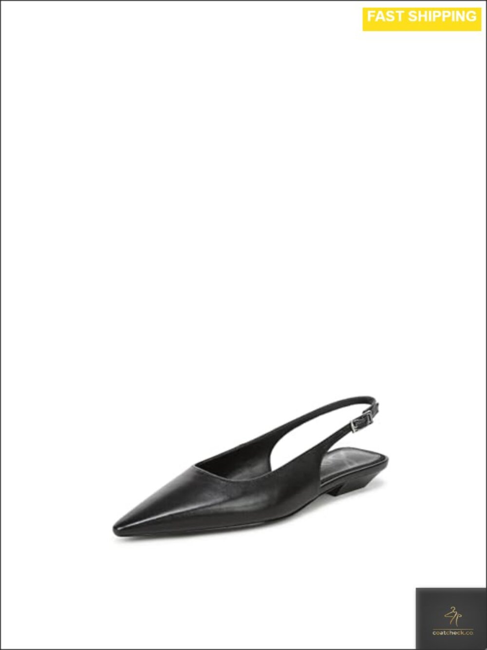 Sam Edelman Netty Slingback Pointed Toe Pumps 0.625in Heel Buckle